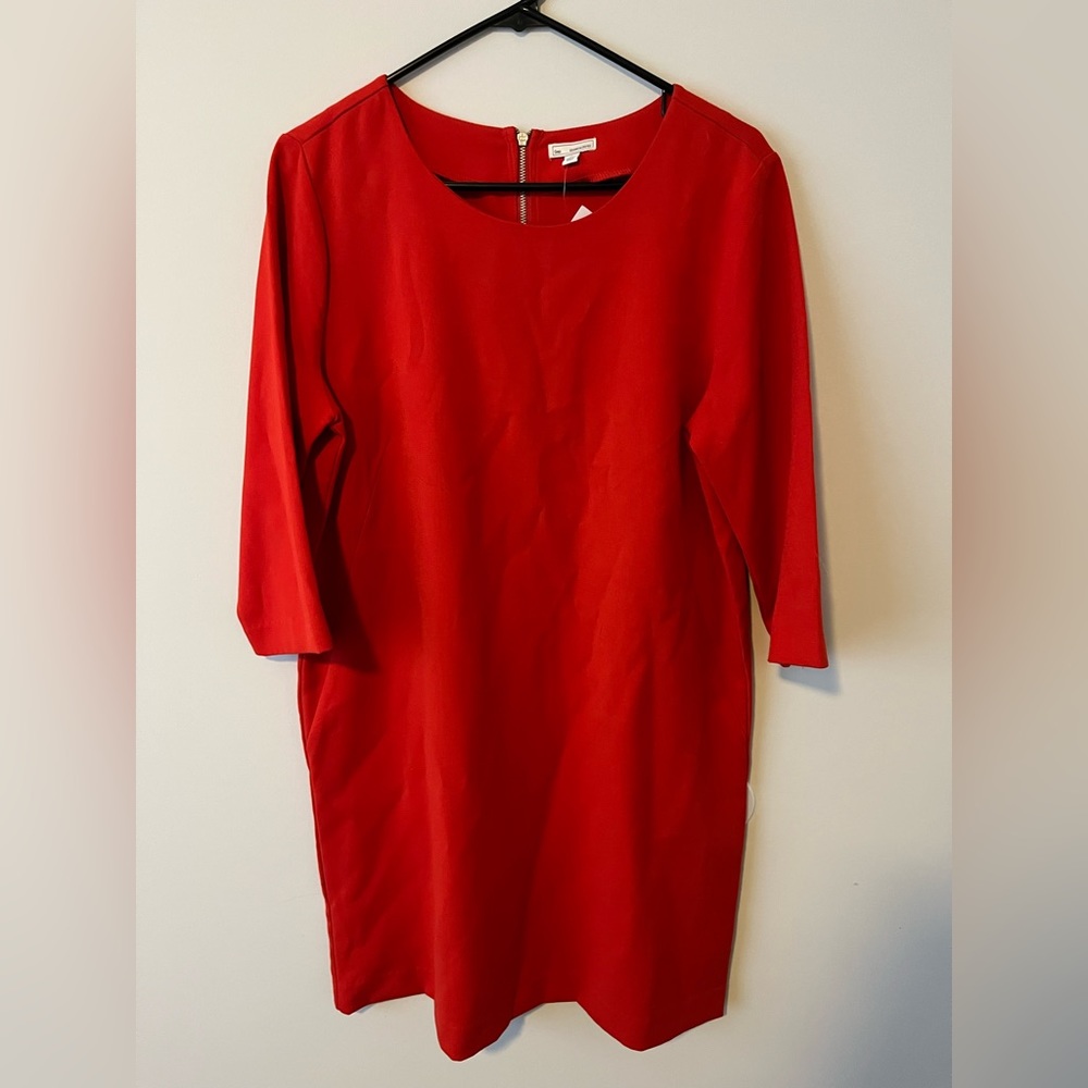 Red Gap Dress. Designed and a crafted.